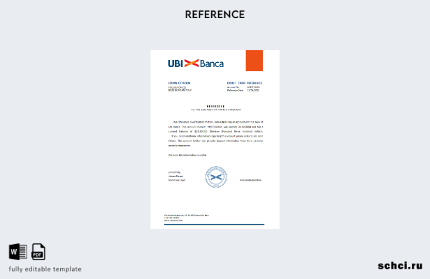 цифровая загрузка эталонного шаблона Ubi Banca в Италии